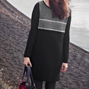 Athleta Cloudbreak Merino Wool Sweater Dress in Black S